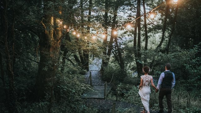 woods light couple