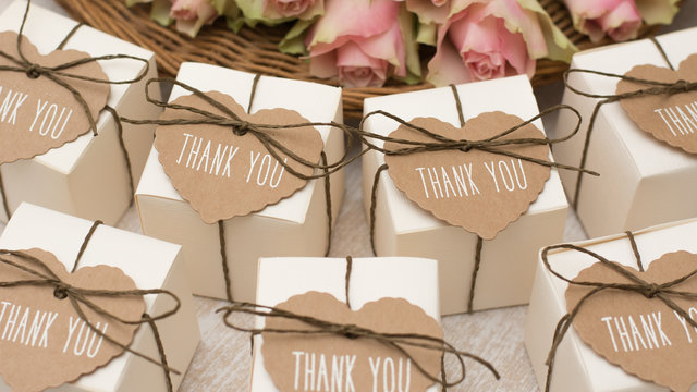 Wedding thank you gifts