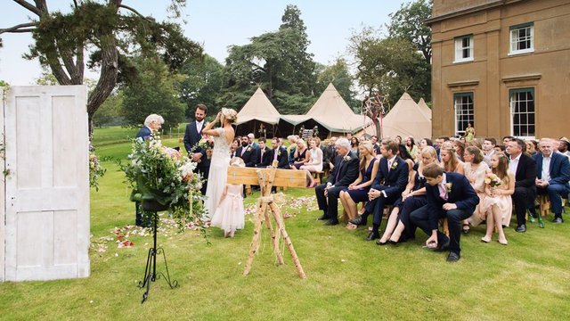 Real tipi weddings Sarah and Tristan