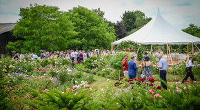 Tipi Wedding set up in Cornwall