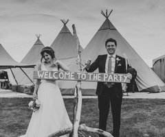 Real tipi weddings Anna and Mark- Cool wedding venues